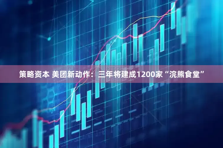 策略资本 美团新动作：三年将建成1200家“浣熊食堂”